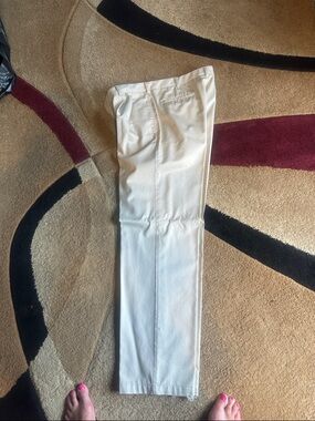 Men's Classic Straight-Leg Pants in White